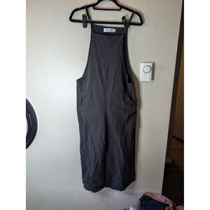 Linen Blend Jumpsuit womens size Small black